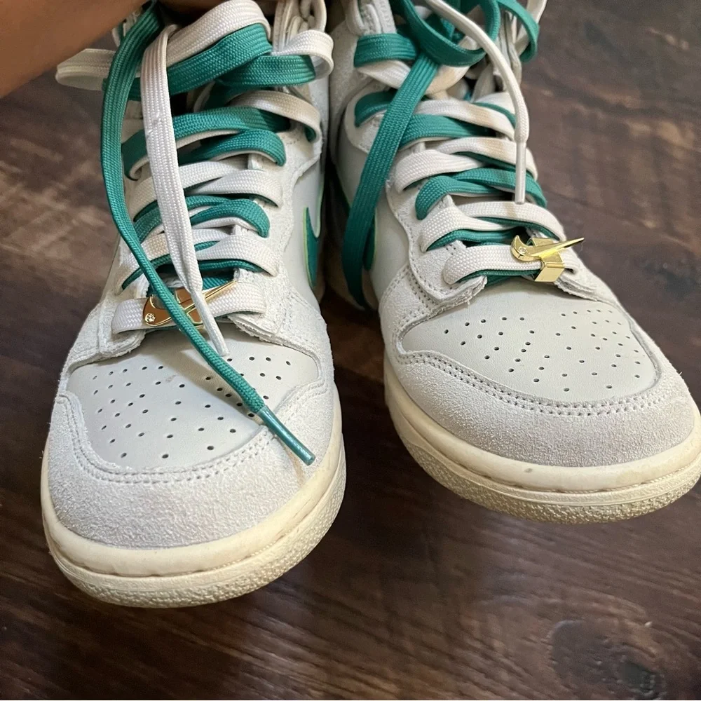 Nike air dunk high DD0633-001 first use sail light bone sneakers shoes 4.5Y 6W
